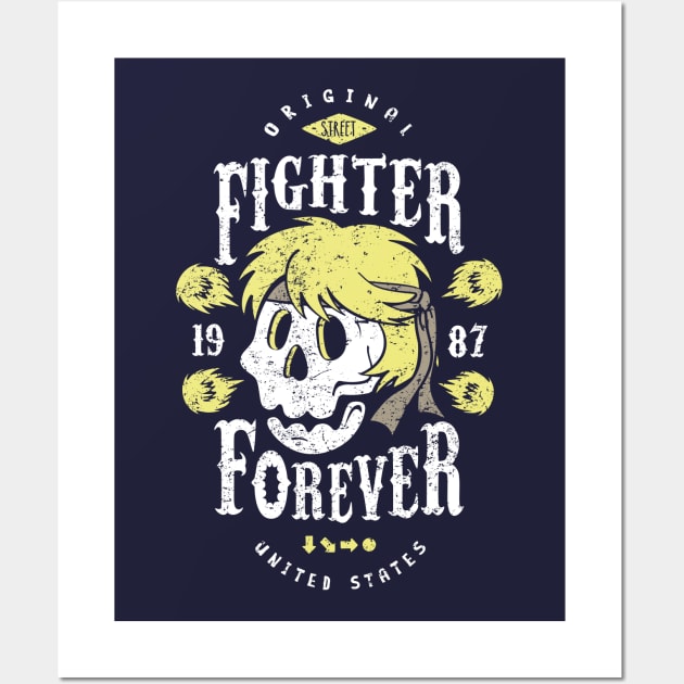 Fighter Forever Ken Wall Art by Olipop